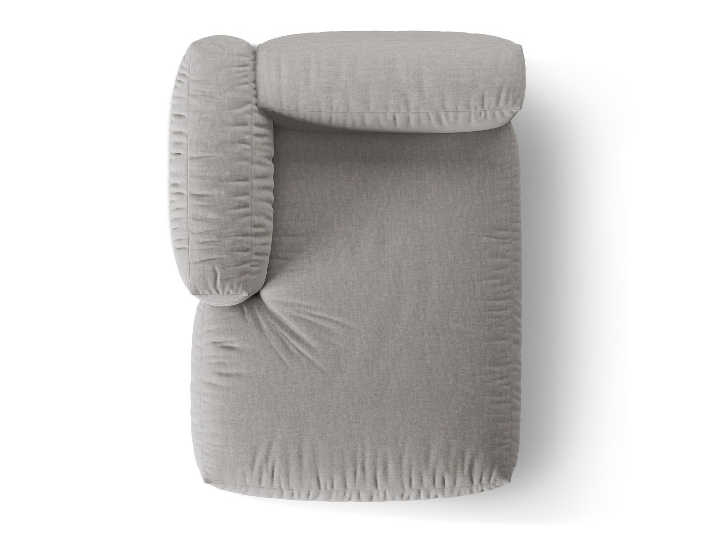 Moduļu krēsls Sorcoro 107 (Boston Gaišs Pelēks)