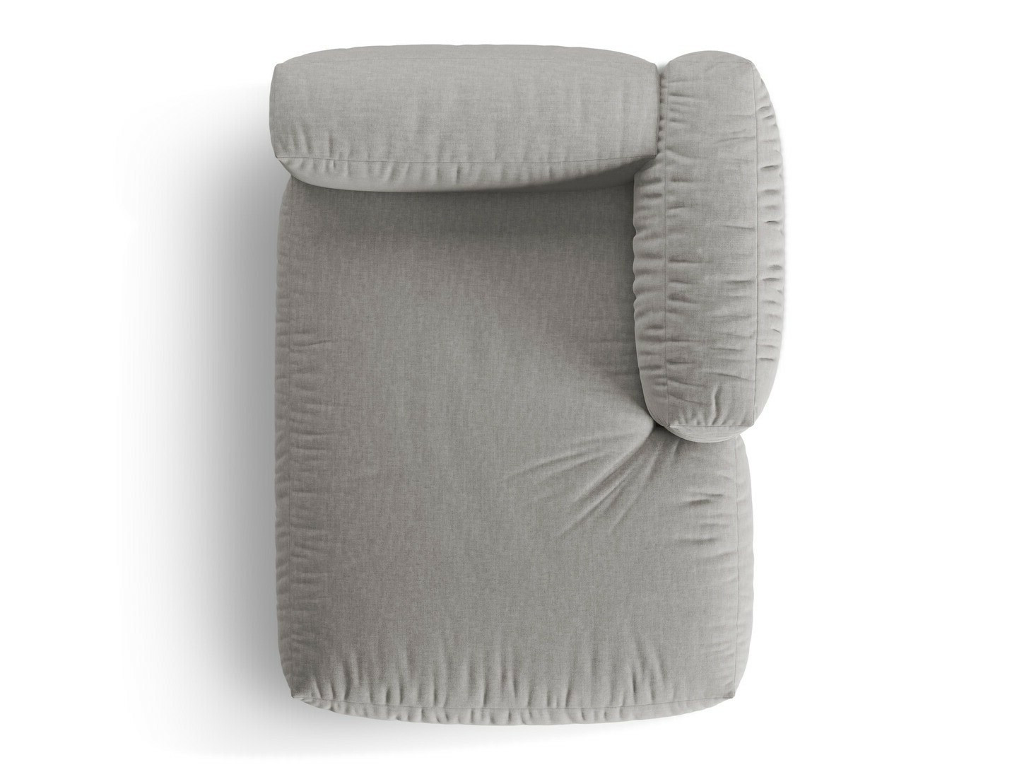 Moduļu krēsls Sorcoro 107 (Boston Gaišs Pelēks)