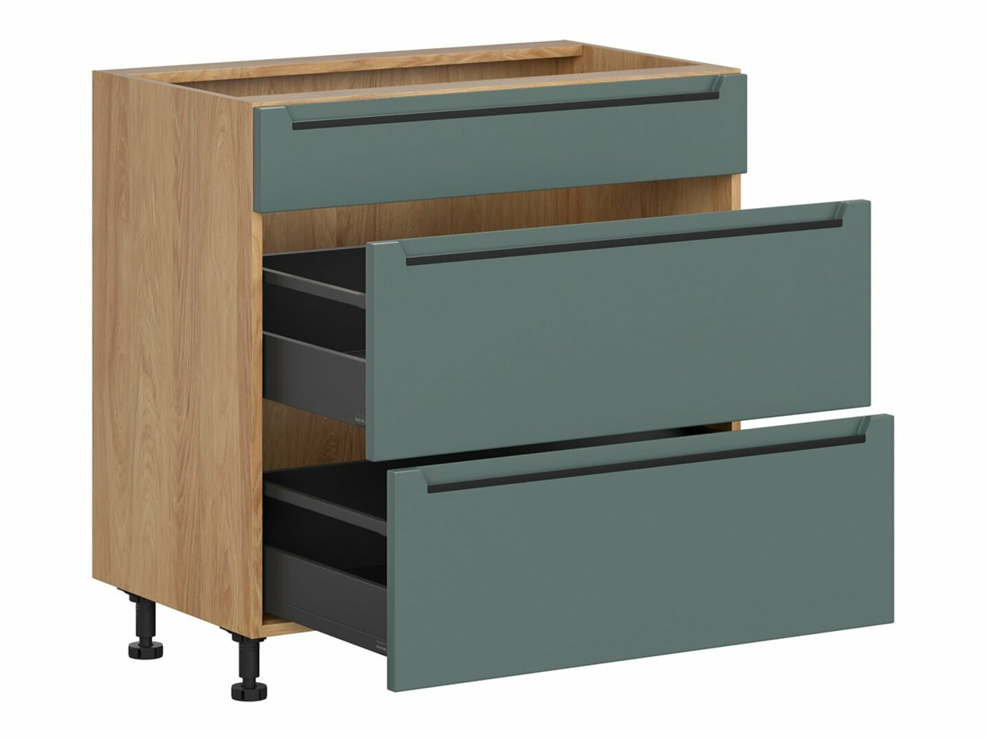 Модульный шкафчик с выдвижными ящиками Riso Green 108