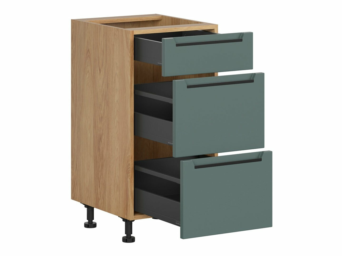Модульный шкафчик с выдвижными ящиками Riso Green 109