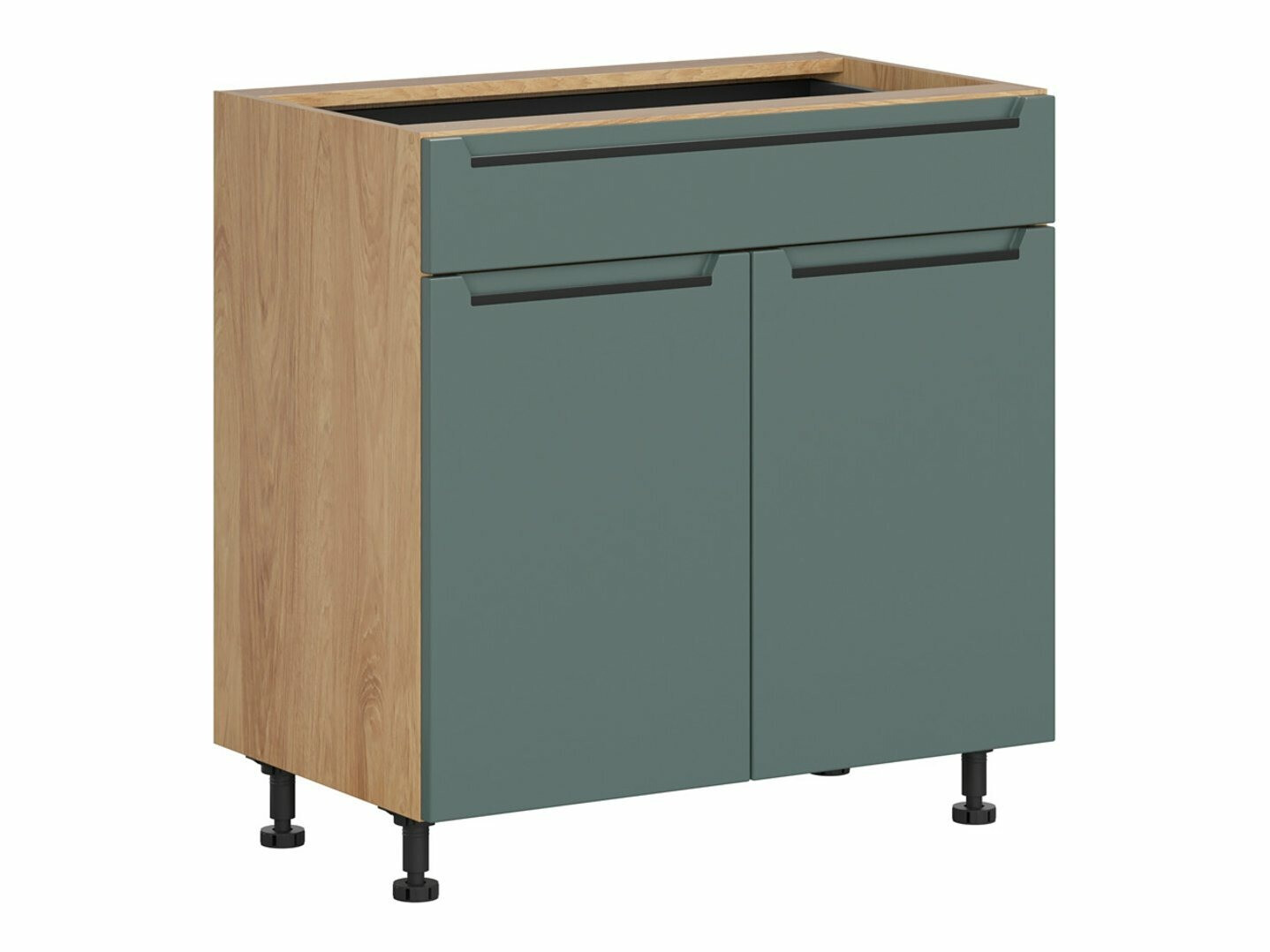 Moduļu skapis ar atvilktni un durvīm Riso Green 106