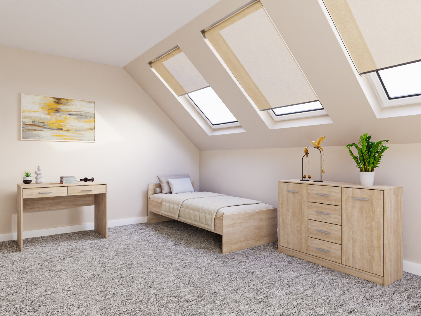 Guļamistabas komplekts Novsore 149 (Sonomas ozols)