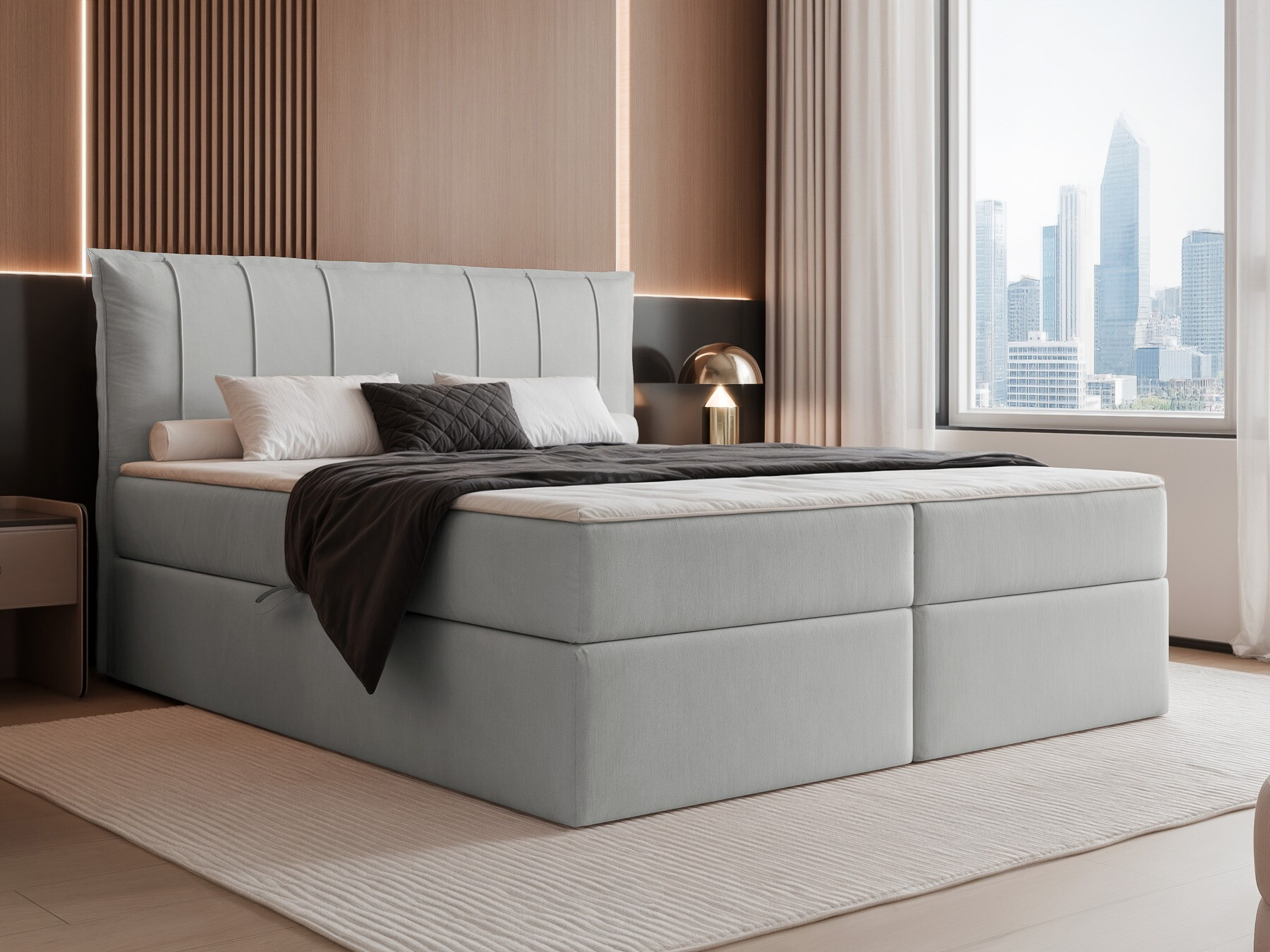 Континентальная кровать Martinez 107 (Magic Velvet 2240)