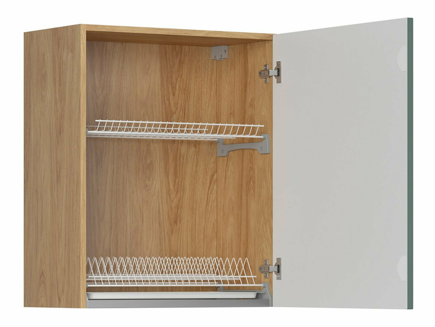 Модульный настенный шкафчик с сушилкой Riso Green 153