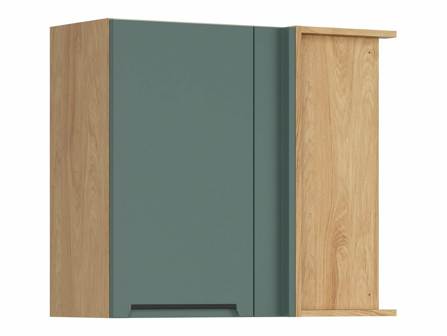 Модульный настенный угловой шкафчик Riso Green 157