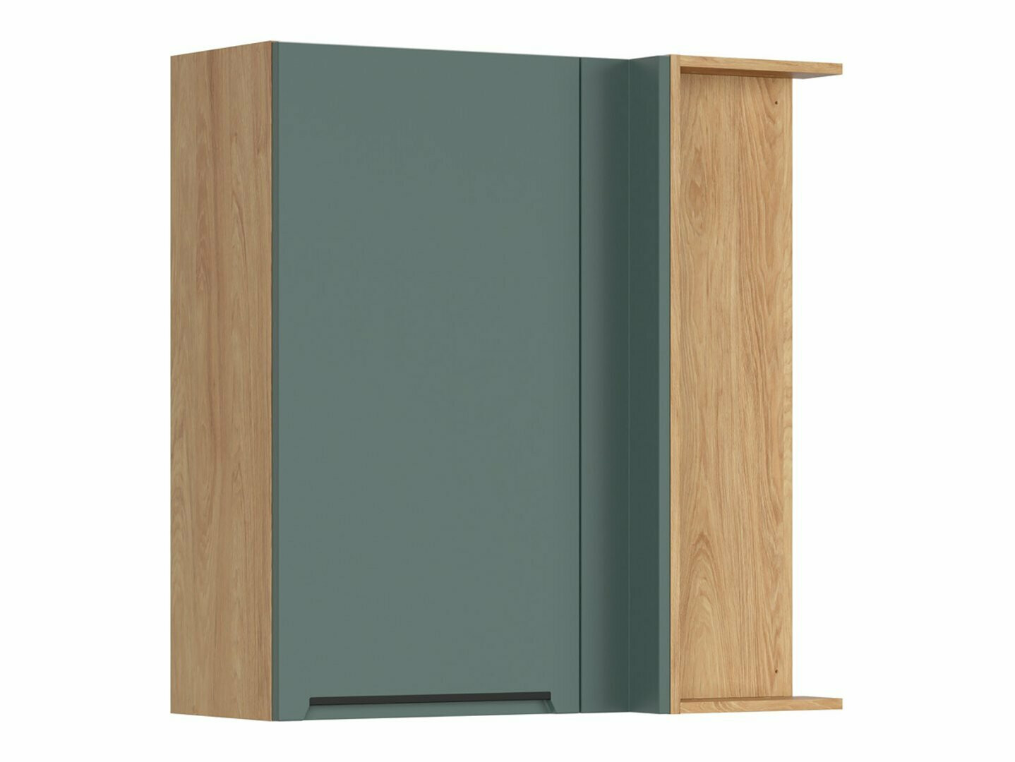 Модульный настенный угловой шкафчик Riso Green 159