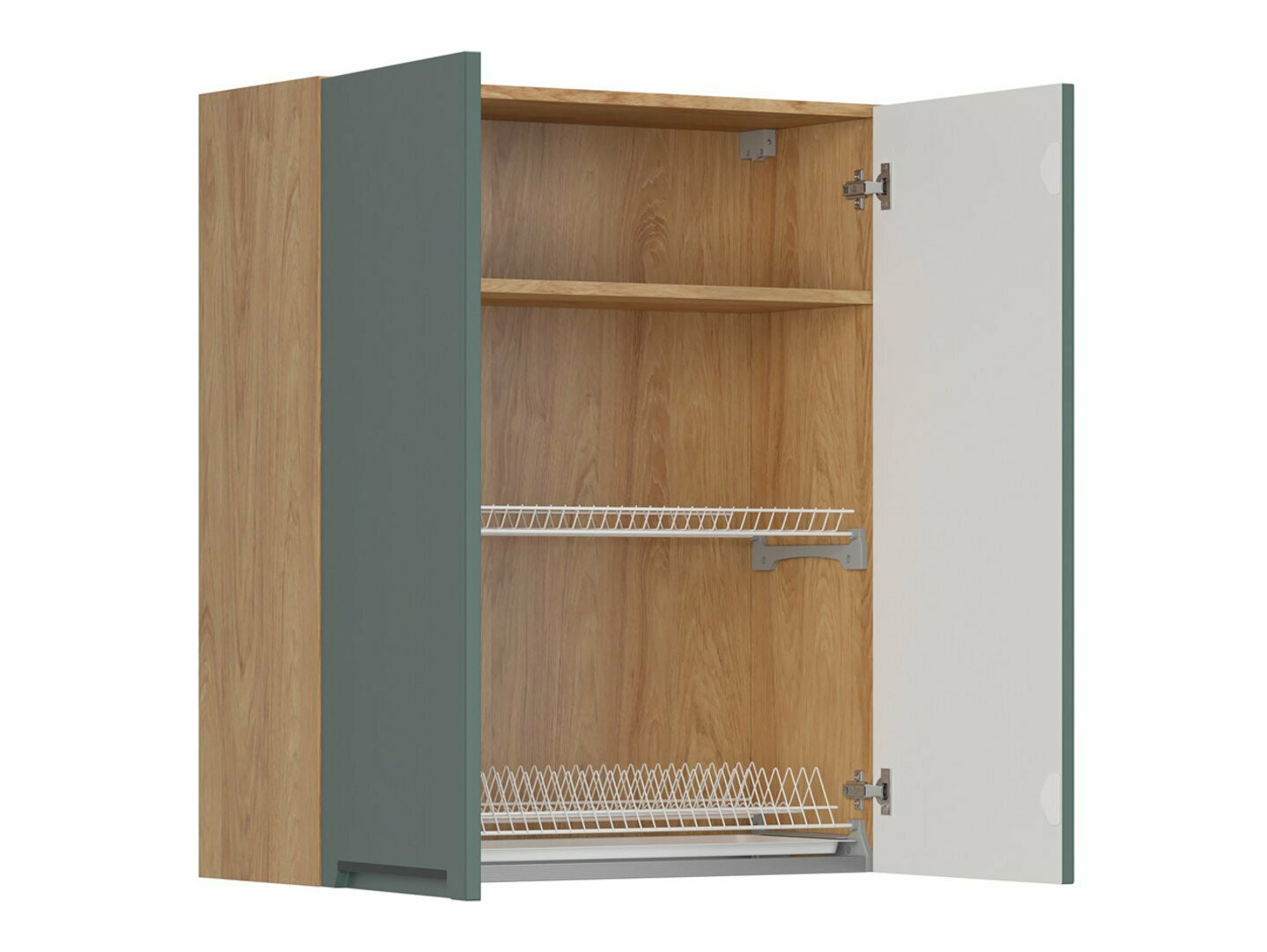 Moduļu piekarams skapis ar trauku žāvētāju Riso Green 155