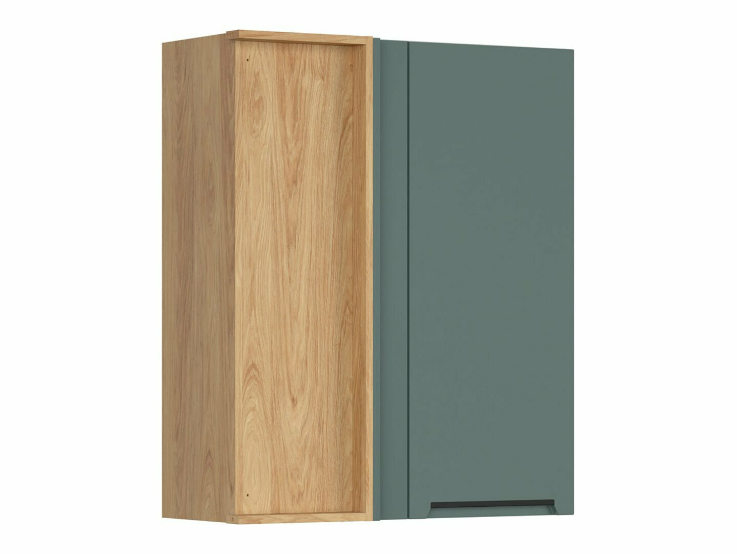 Moduļu piekarams stūra skapis Riso Green 156