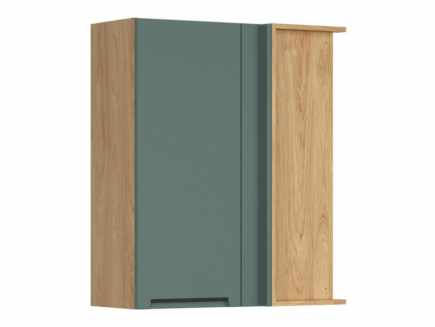 Moduļu piekarams stūra skapis Riso Green 156