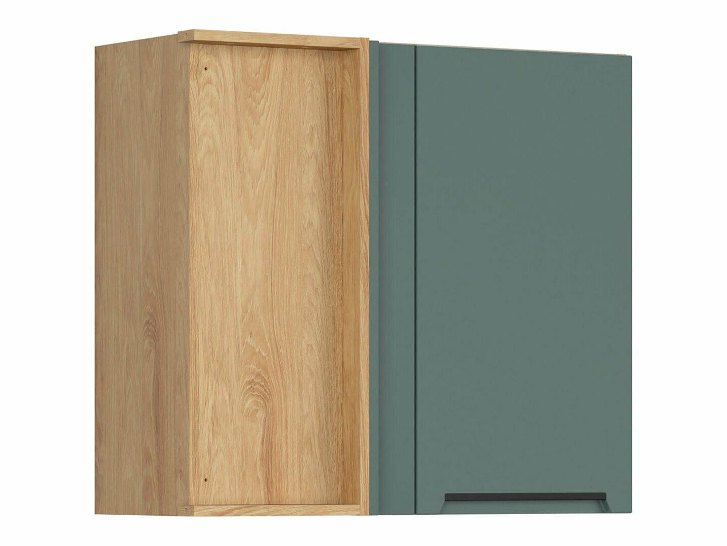 Moduļu piekarams stūra skapis Riso Green 157