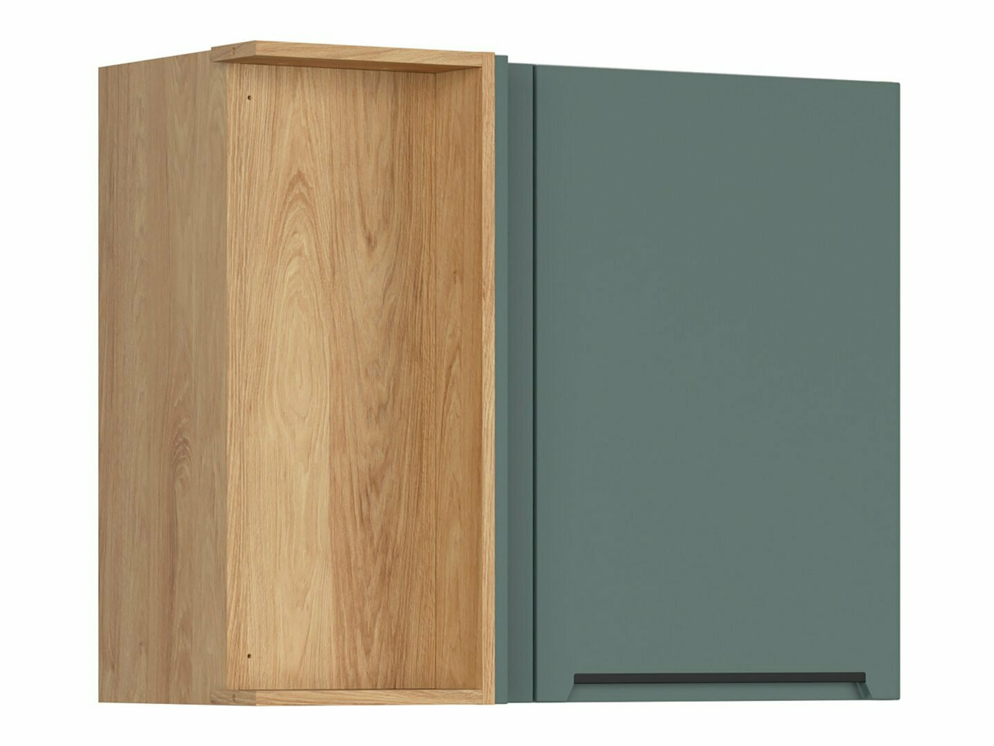 Moduļu piekarams stūra skapis Riso Green 158