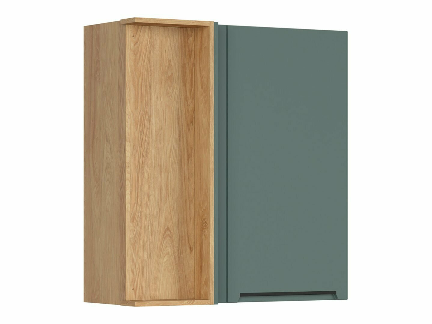 Moduļu piekarams stūra skapis Riso Green 159