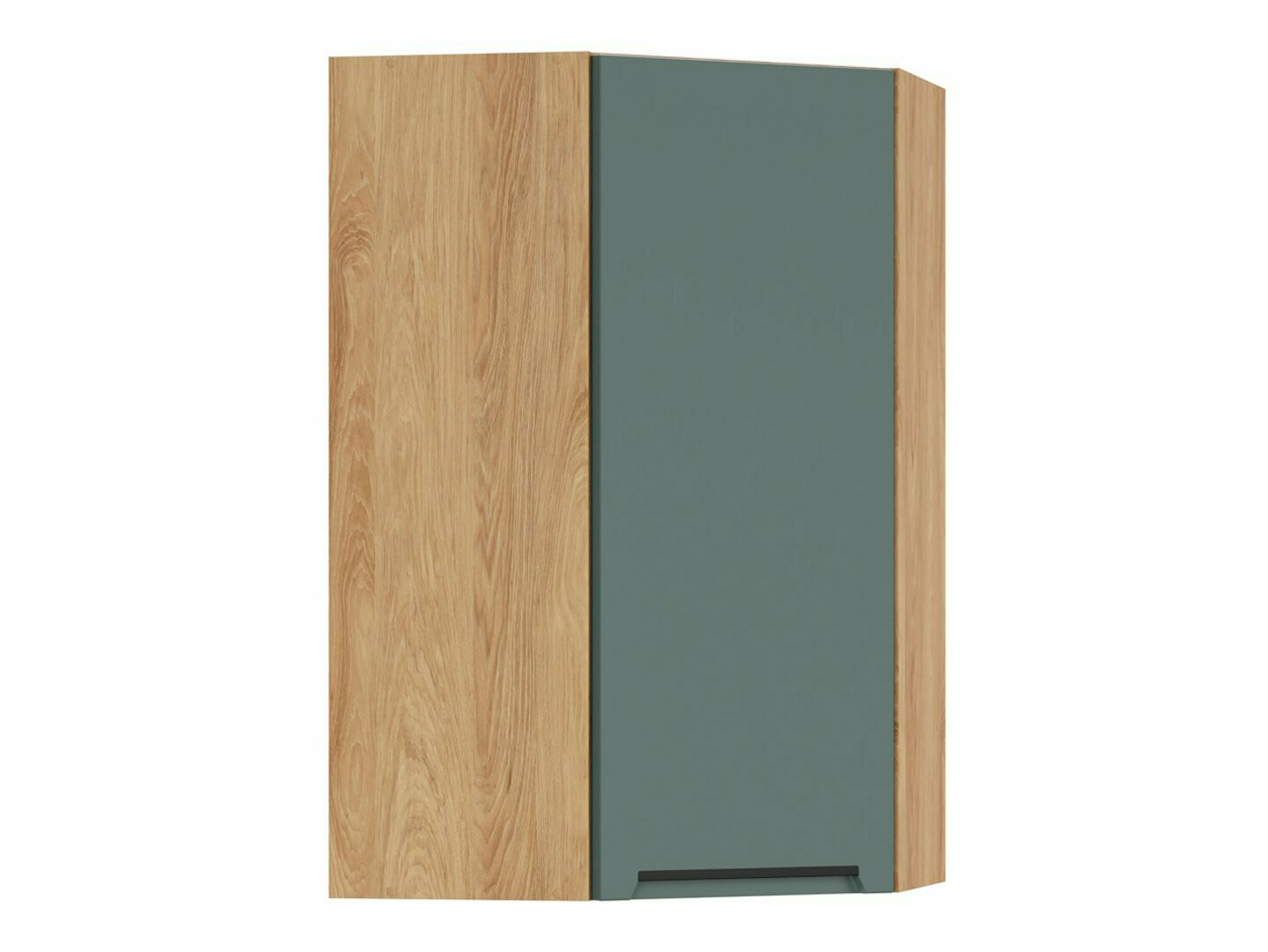 Moduļu piekarams stūra skapis Riso Green 162