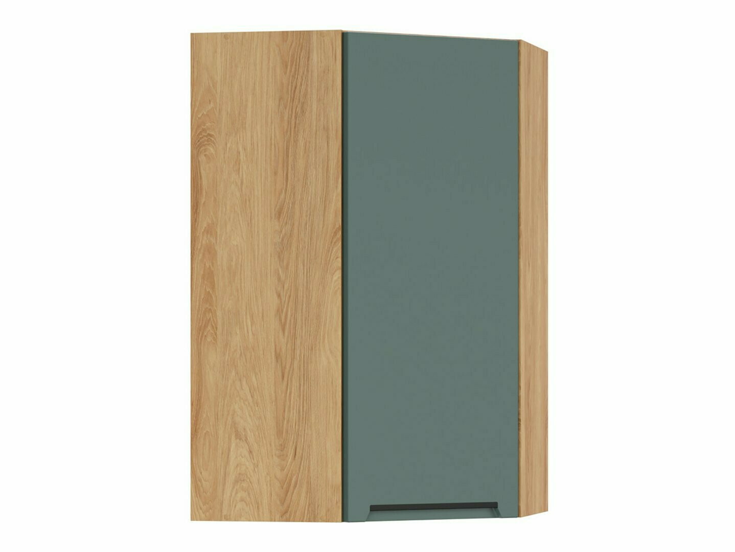 Moduļu piekarams stūra skapis Riso Green 162