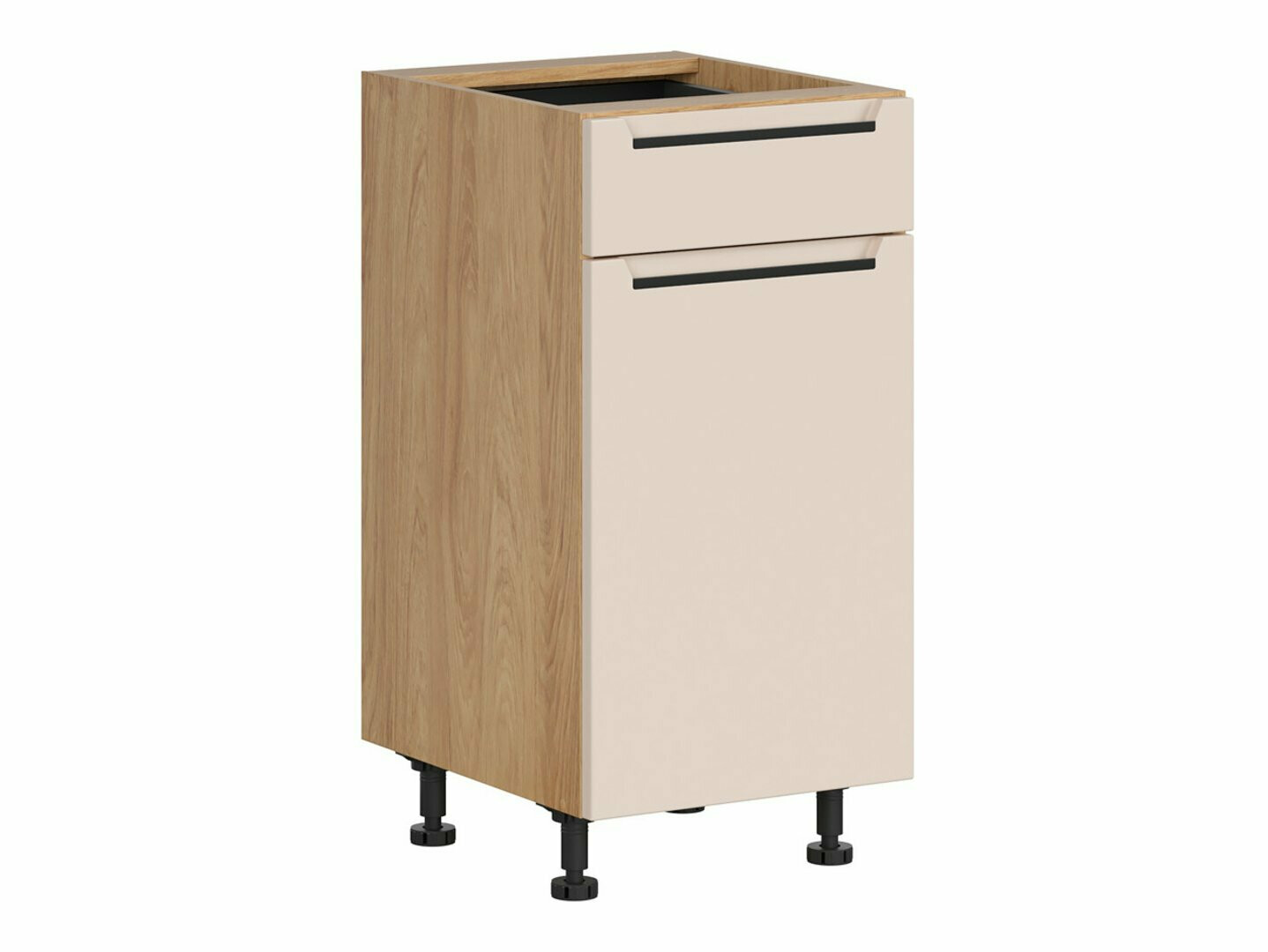 Moduļu skapis ar atvilktni un durvīm Riso Beige 103