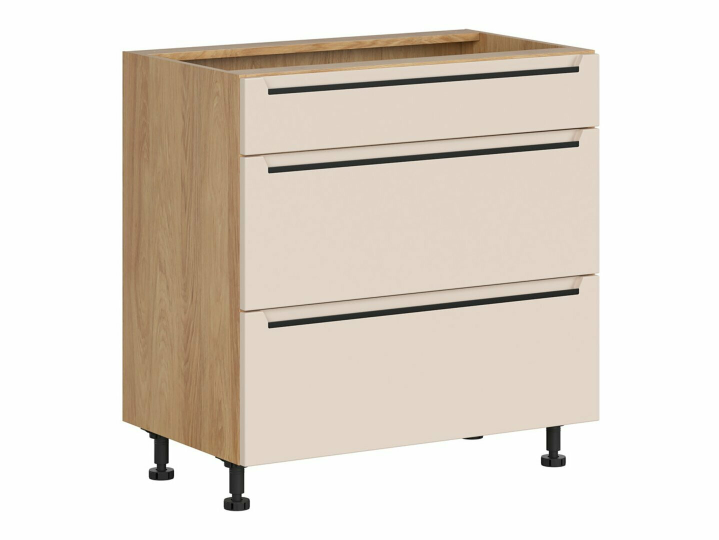 Moduļu skapis ar atvilktnēm Riso Beige 108