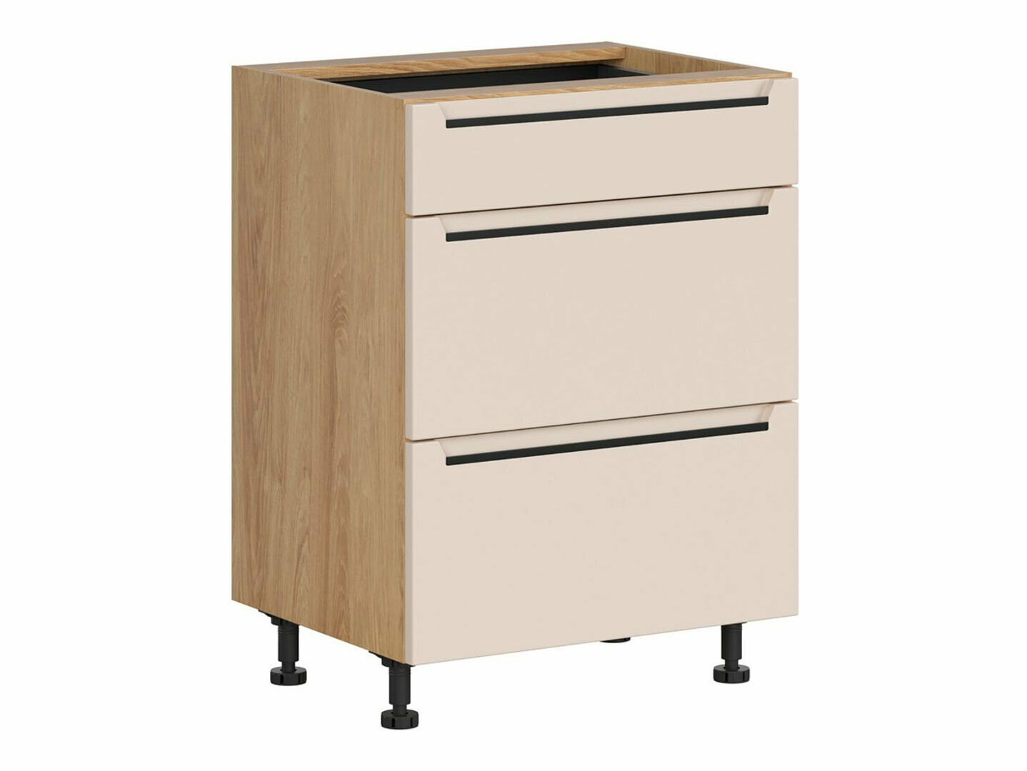 Moduļu skapis ar atvilktnēm Riso Beige 110