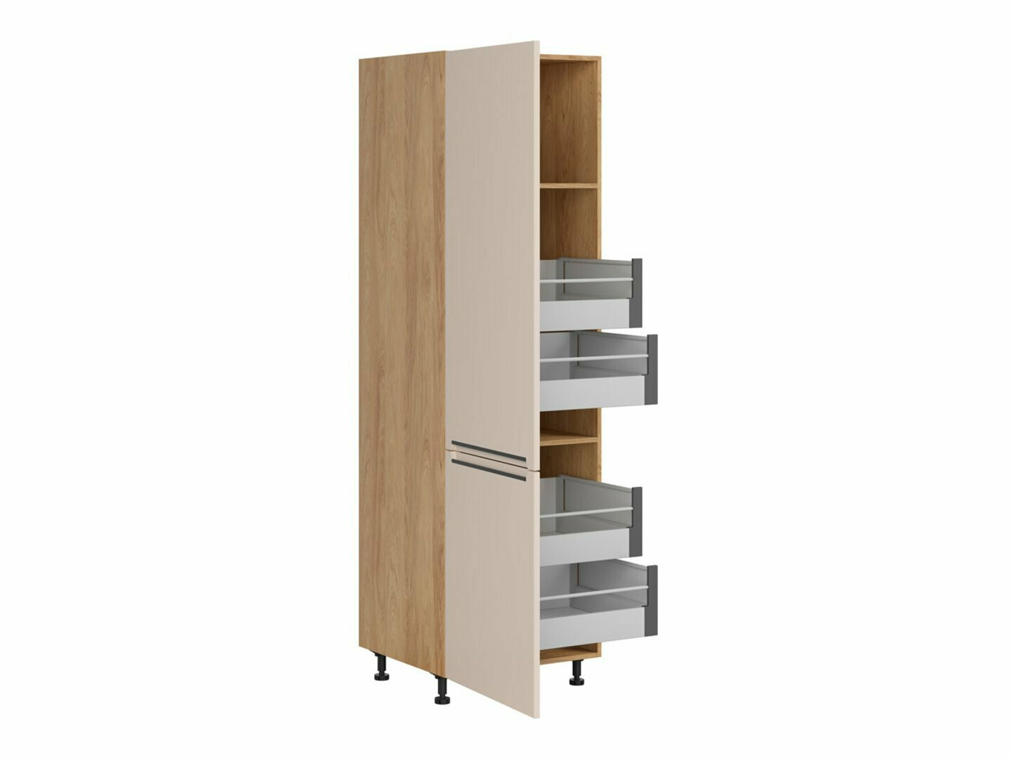 Moduļu skapis ar durvīm Riso Beige 112