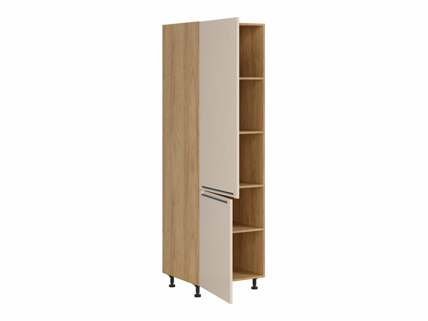 Moduļu skapis ar durvīm Riso Beige 168