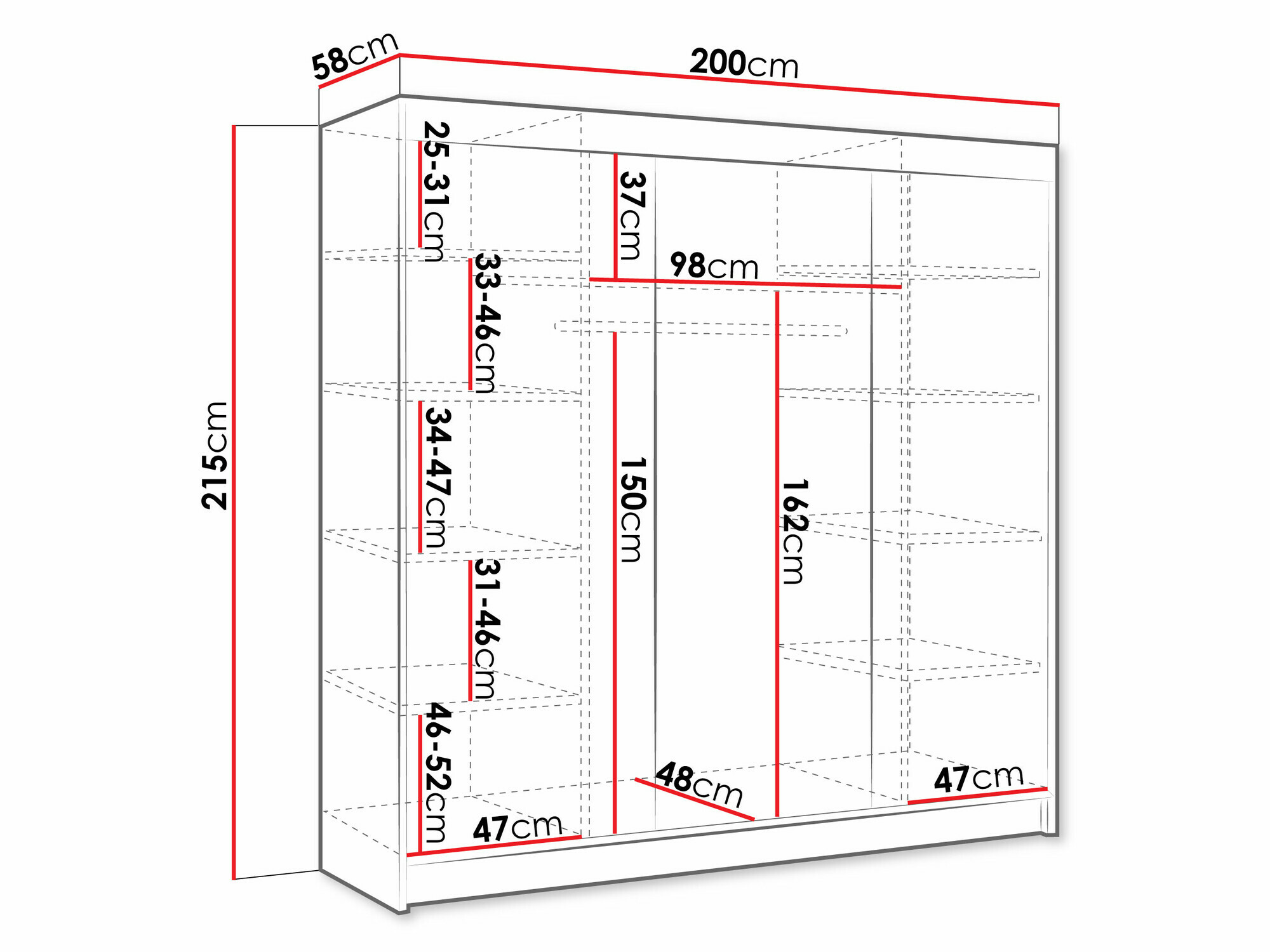 Шкаф Closico 161 (Кашемир)