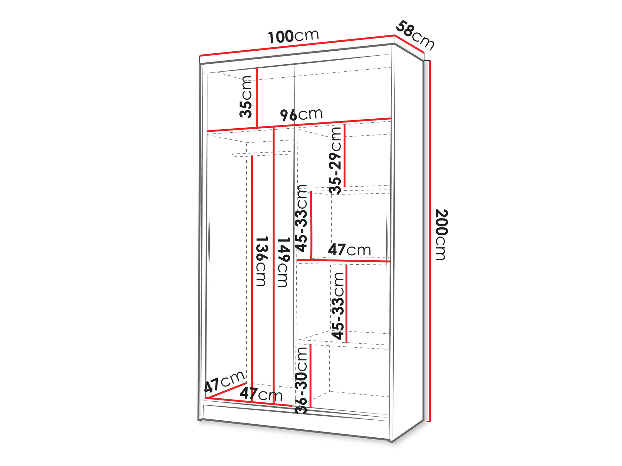 Skapis Closico 163 (Sonomas ozols)