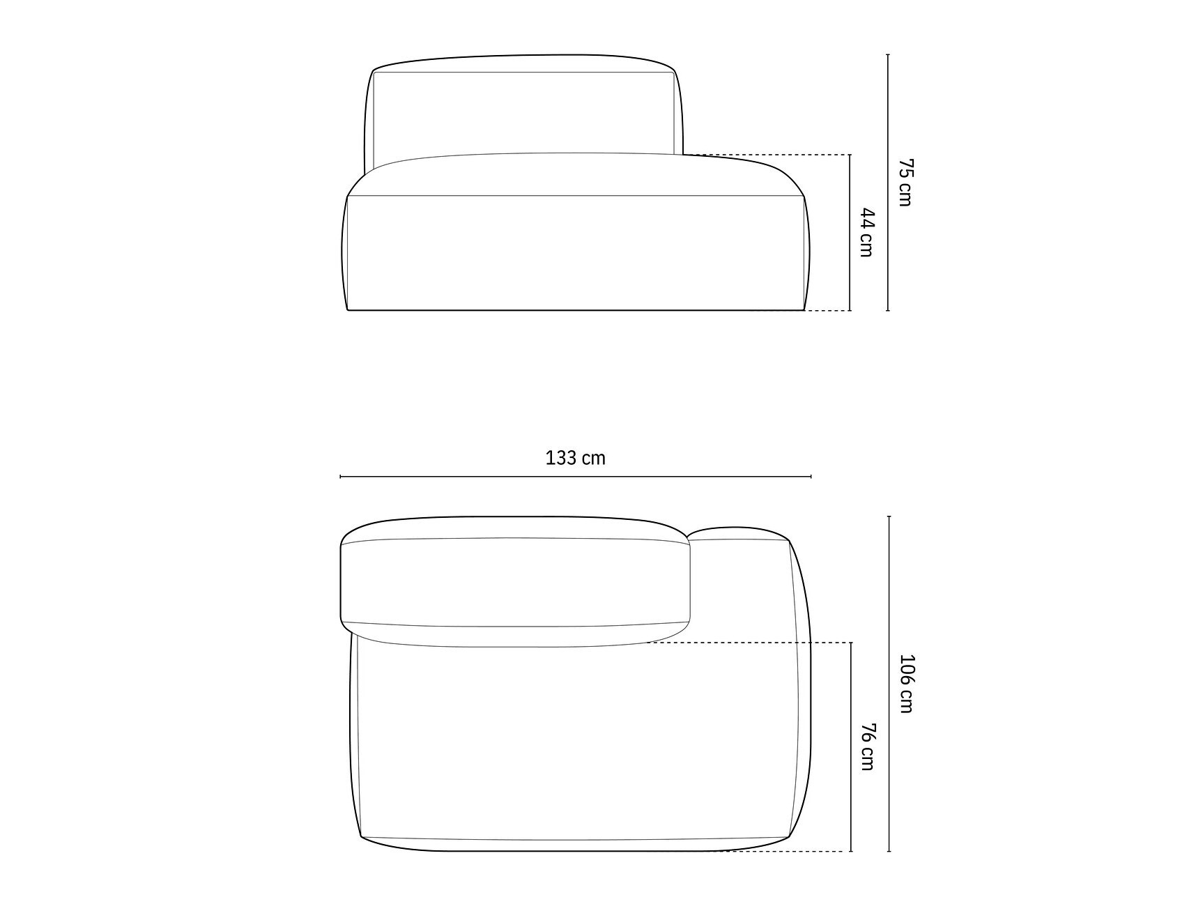 Moduļu krēsls Sorcoro 102 (Boston Water Green)