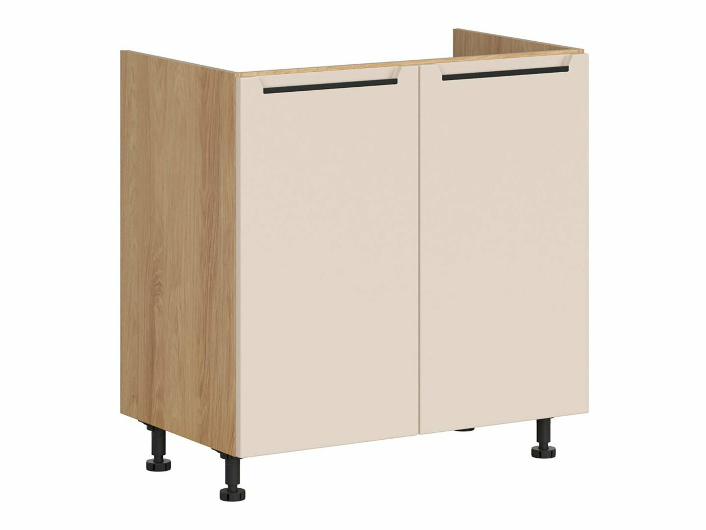 Moduļu skapis izlietnei ar durvīm Riso Beige 125