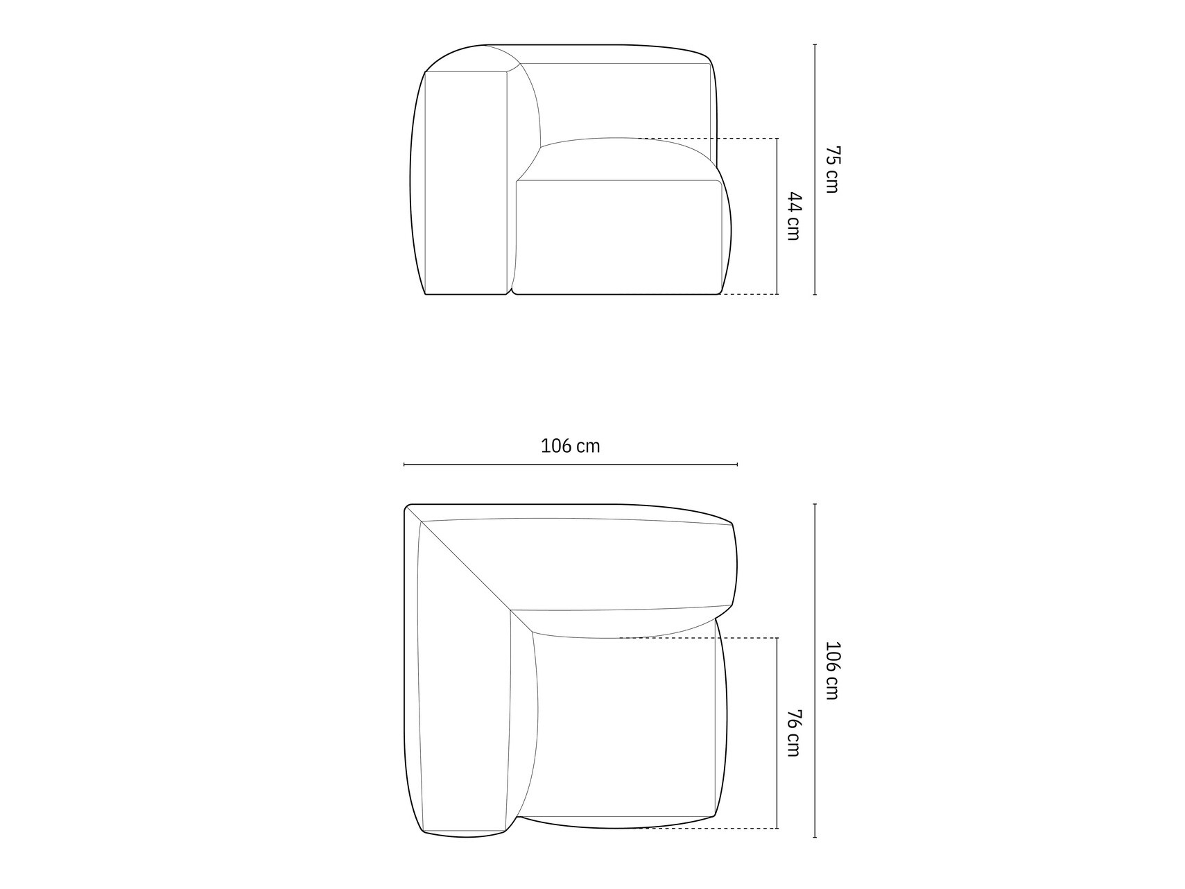 Moduļu krēsls Sorcoro 110 (Boston Forest)