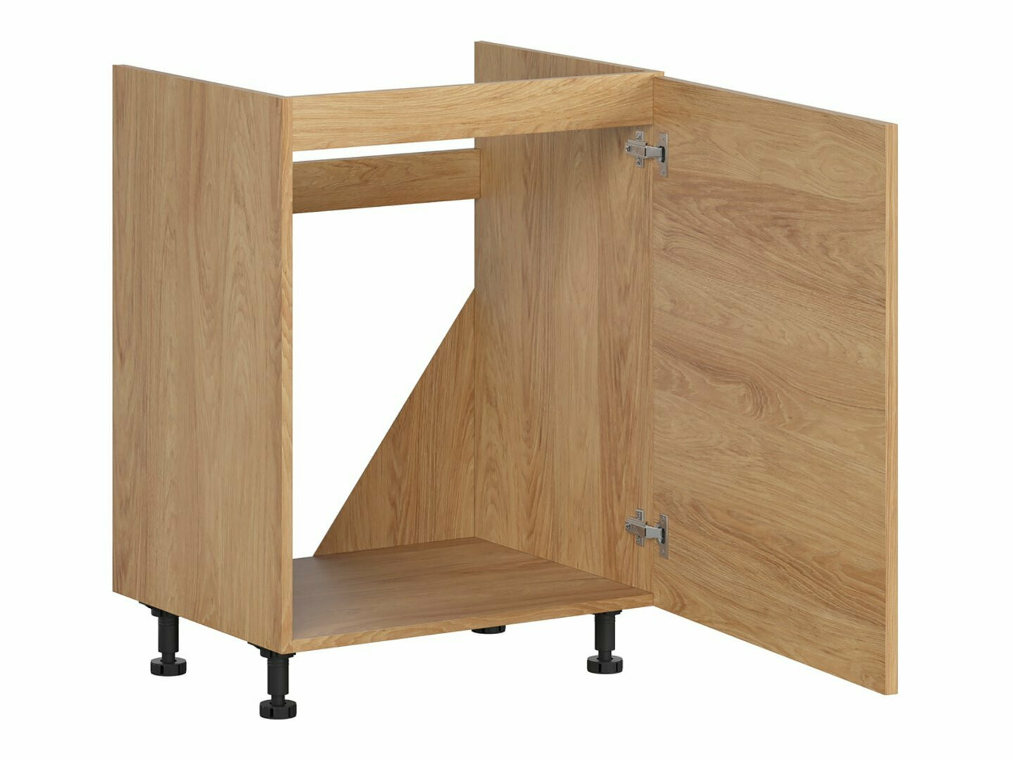 Moduļu skapis izlietnei ar durvīm Amper Oak 124