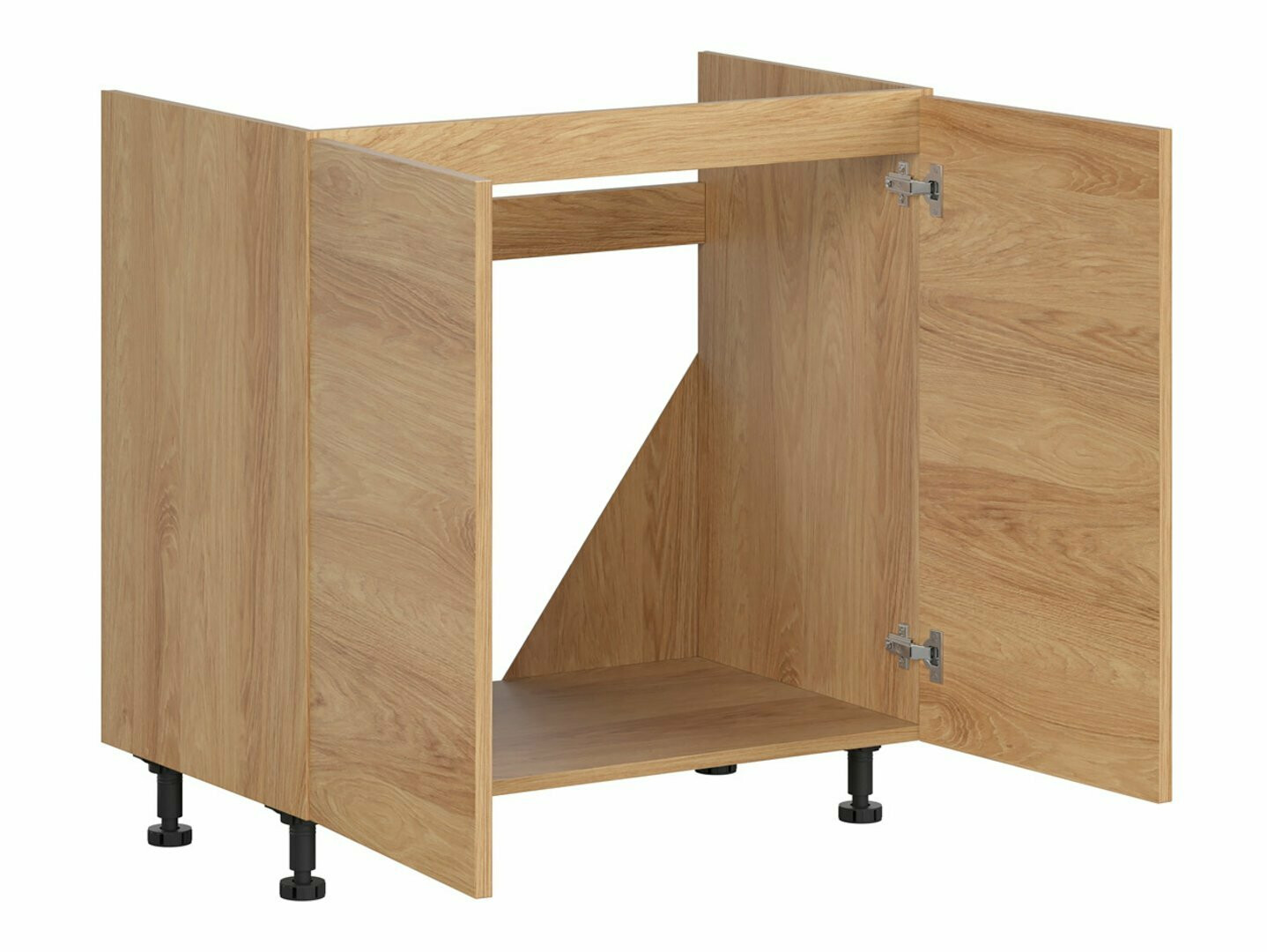 Moduļu skapis izlietnei ar durvīm Amper Oak 125