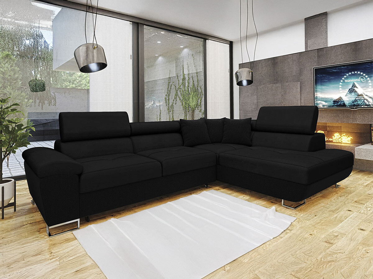 Stūra dīvāns Comfivo Ruta II (Uttario Velvet 2980 + Muna 14)
