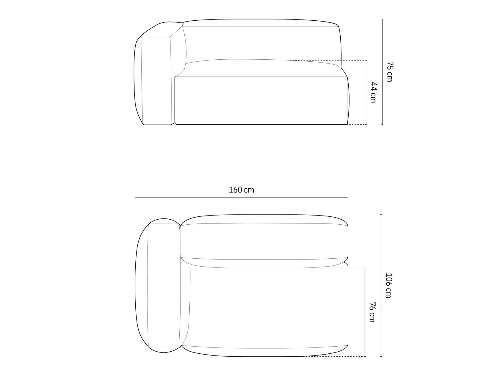 Moduļu krēsls Sorcoro 111 (Vogue 01)