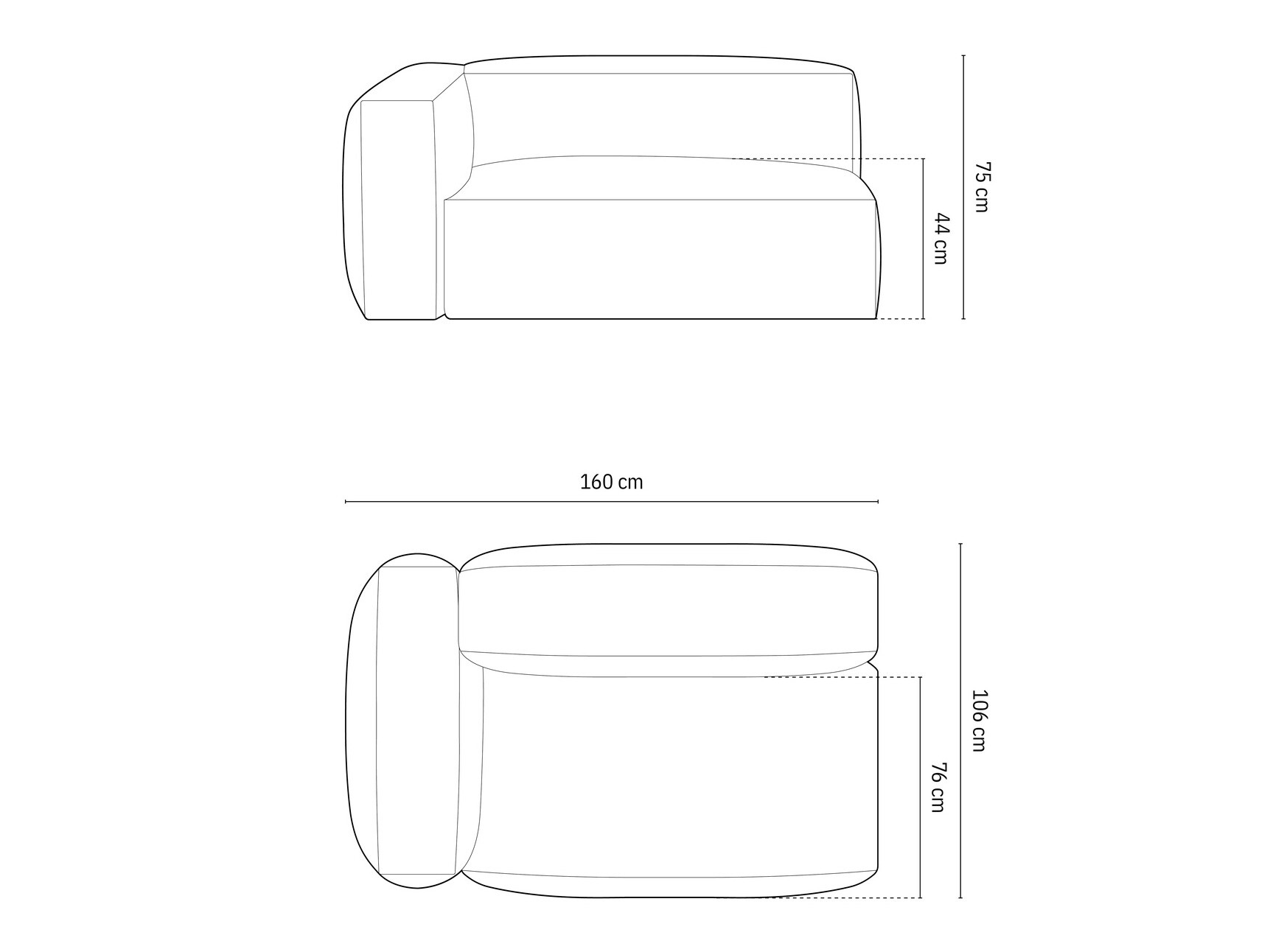 Moduļu krēsls Sorcoro 111 (Vogue 13)
