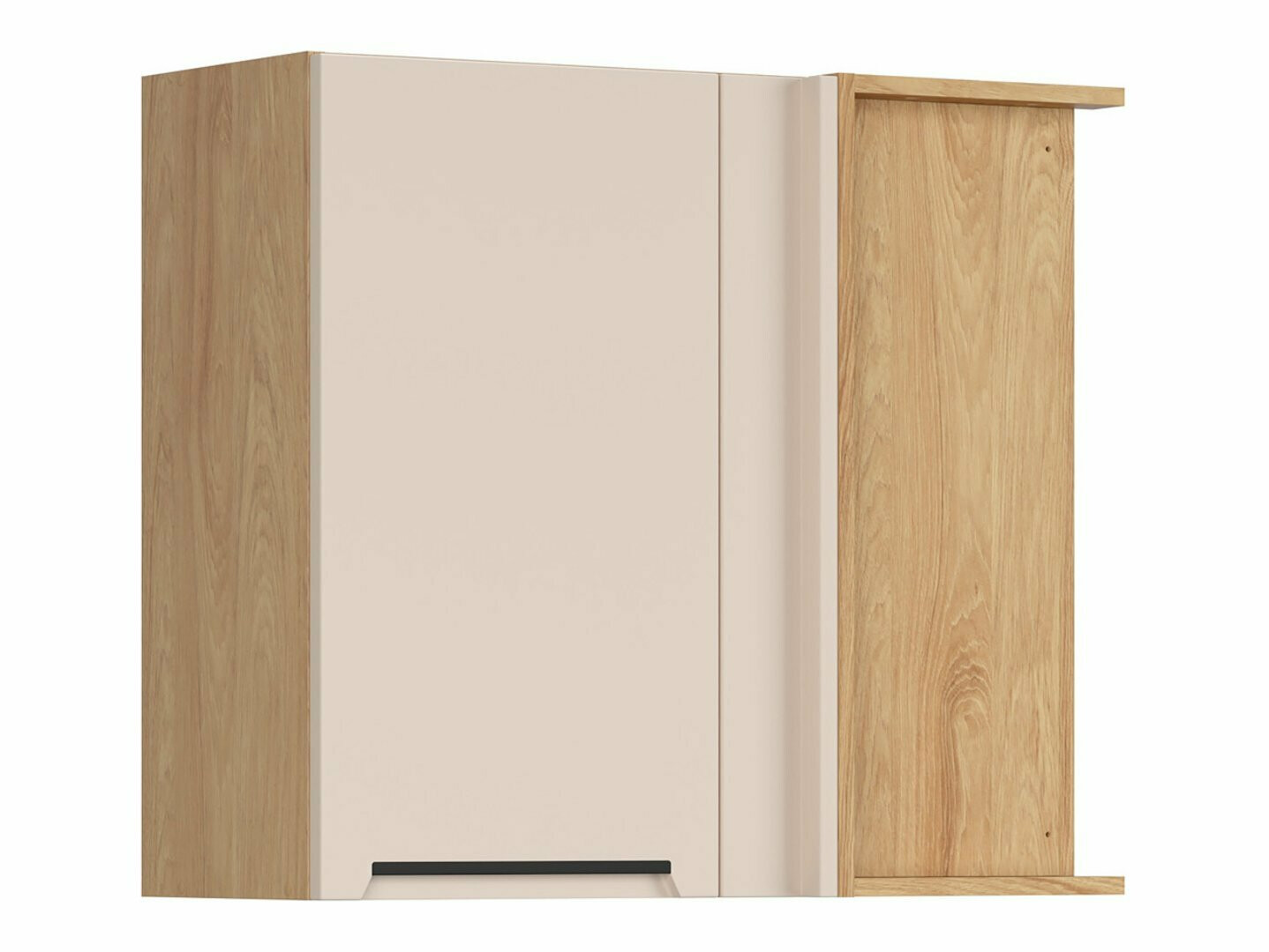 Moduļu piekarams stūra skapis Riso Beige 156