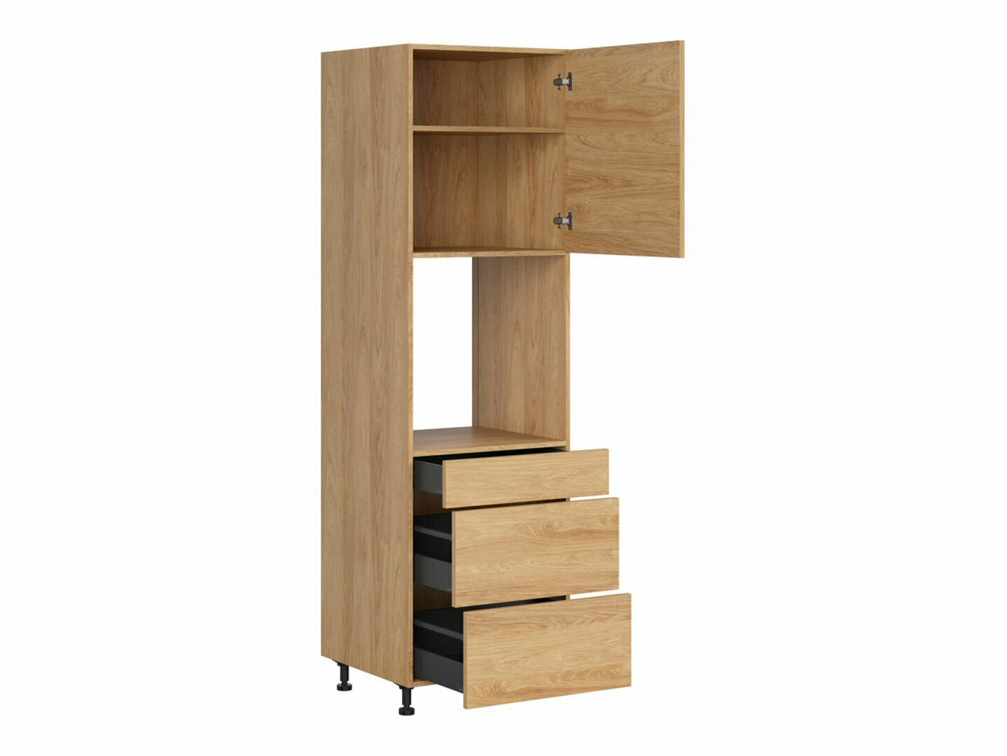 Moduļu skapis iebūvējamai tehnikai Amper Oak 133