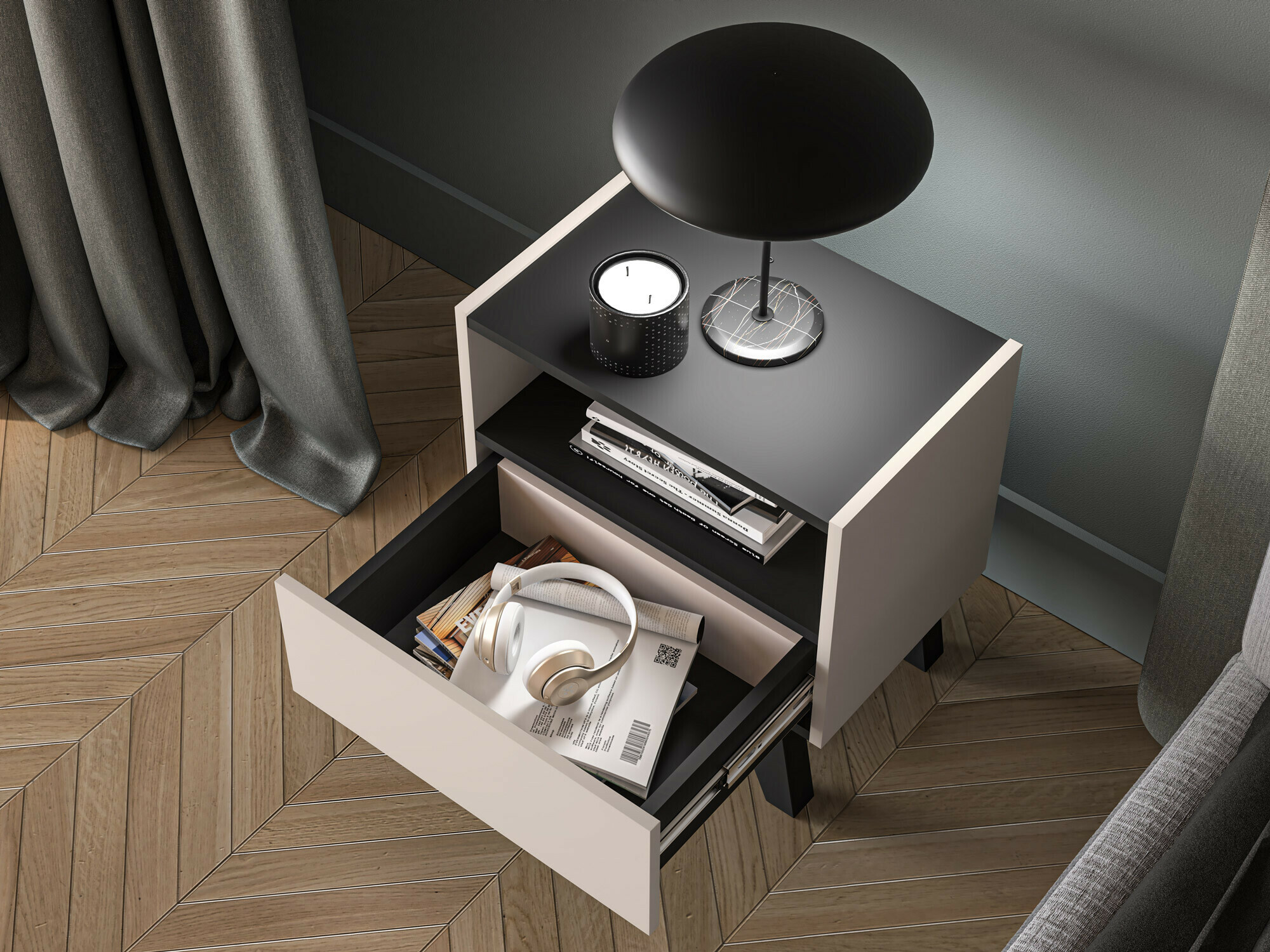 Прикроватная тумбочка Evateno 105