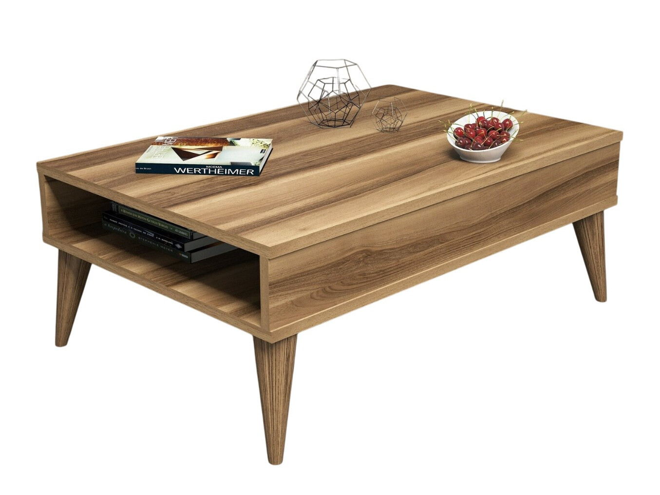 Žurnālu galdiņš Kailua 1232 (Riekstkoks)