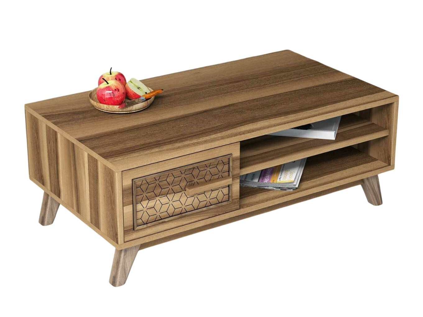 Žurnālu galdiņš Kailua 1274 (Riekstkoks)