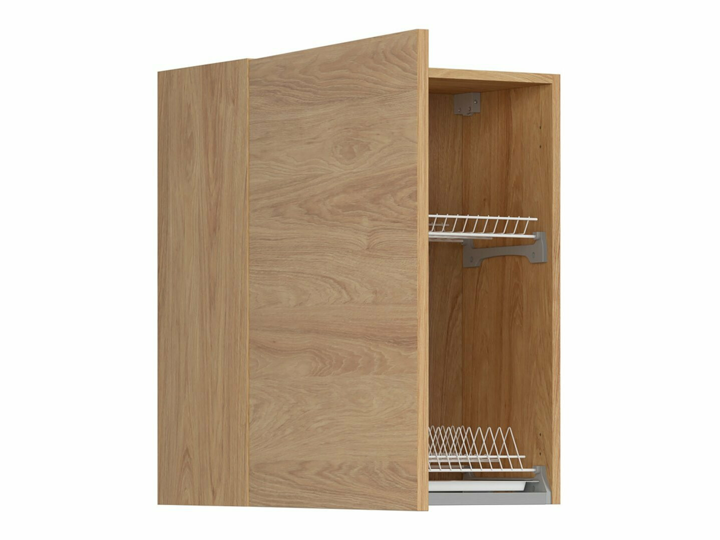 Модульный настенный шкафчик с сушилкой Soli Oak 161