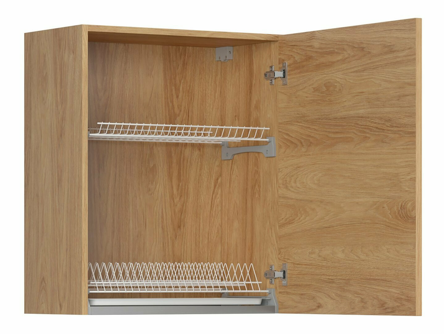 Модульный настенный шкафчик с сушилкой Soli Oak 161