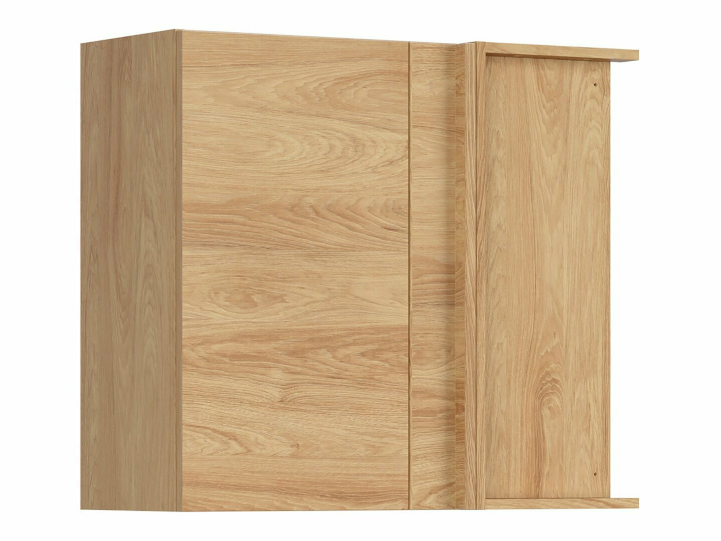 Модульный настенный угловой шкафчик Amper Oak 155