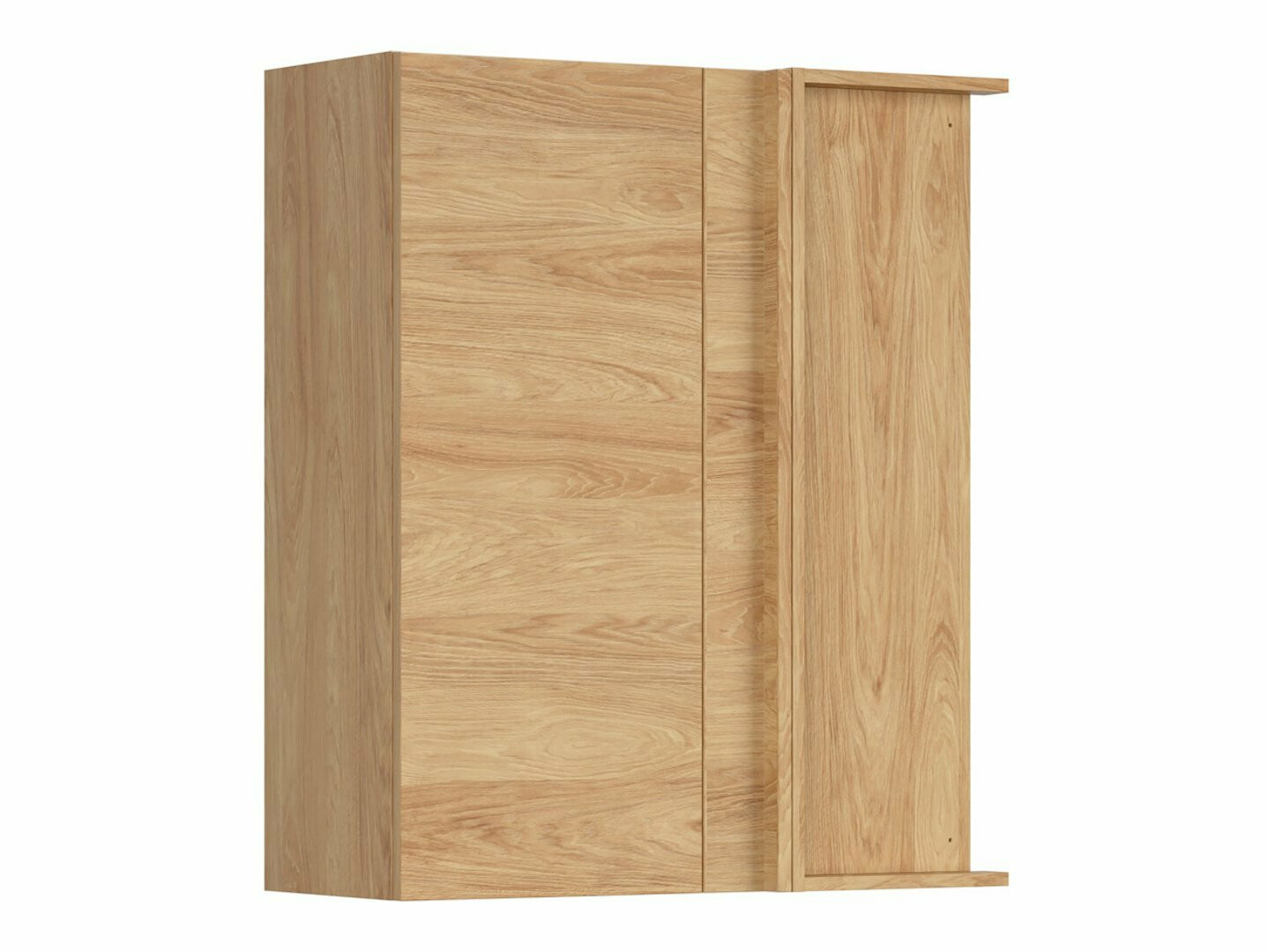 Модульный настенный угловой шкафчик Amper Oak 156