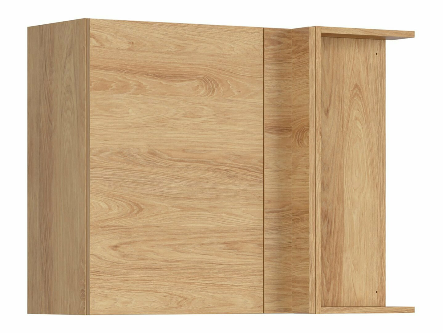 Модульный настенный угловой шкафчик Amper Oak 157
