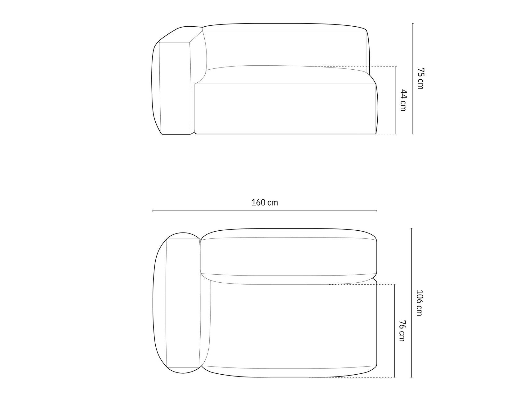 Moduļu krēsls Sorcoro 111 (Boston Ocean)