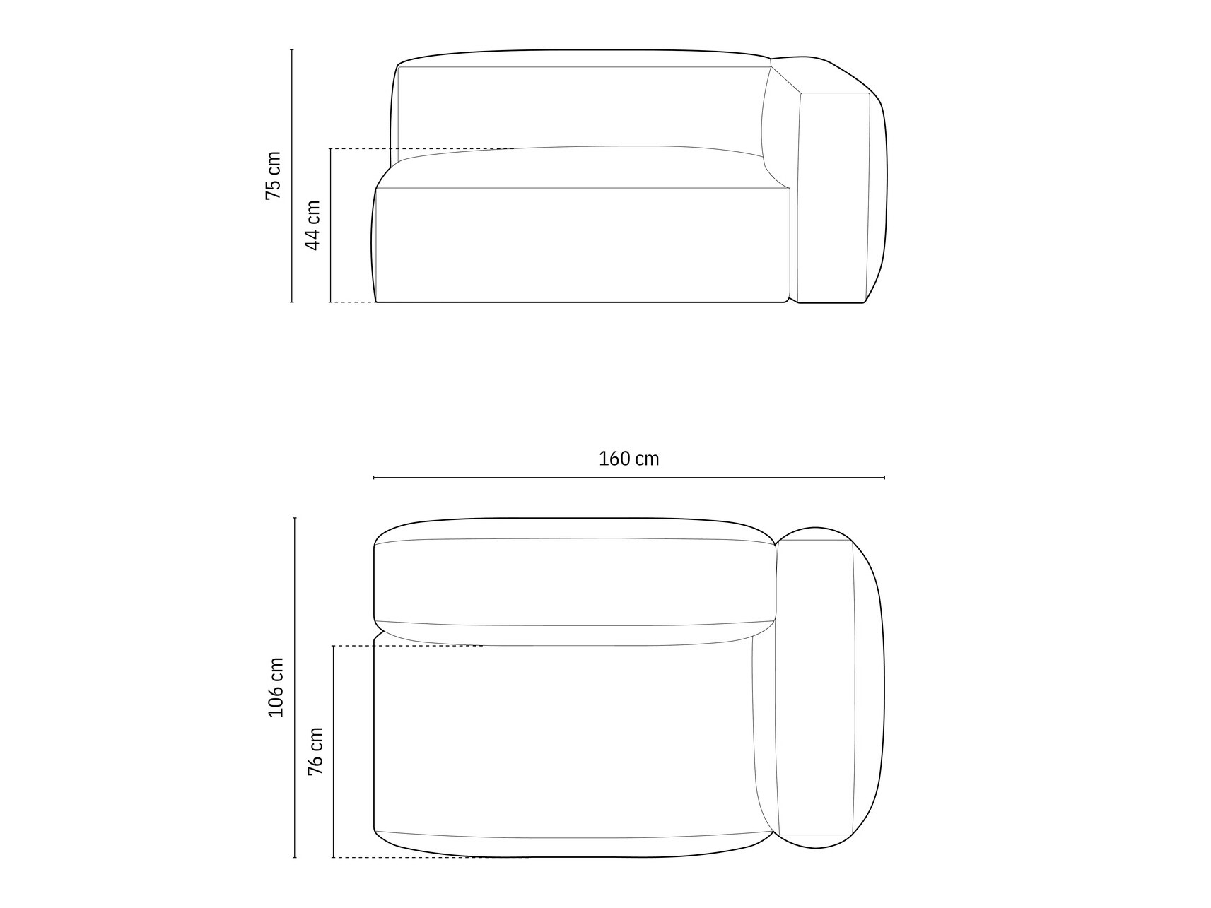 Moduļu krēsls Sorcoro 111 (Vogue 01)