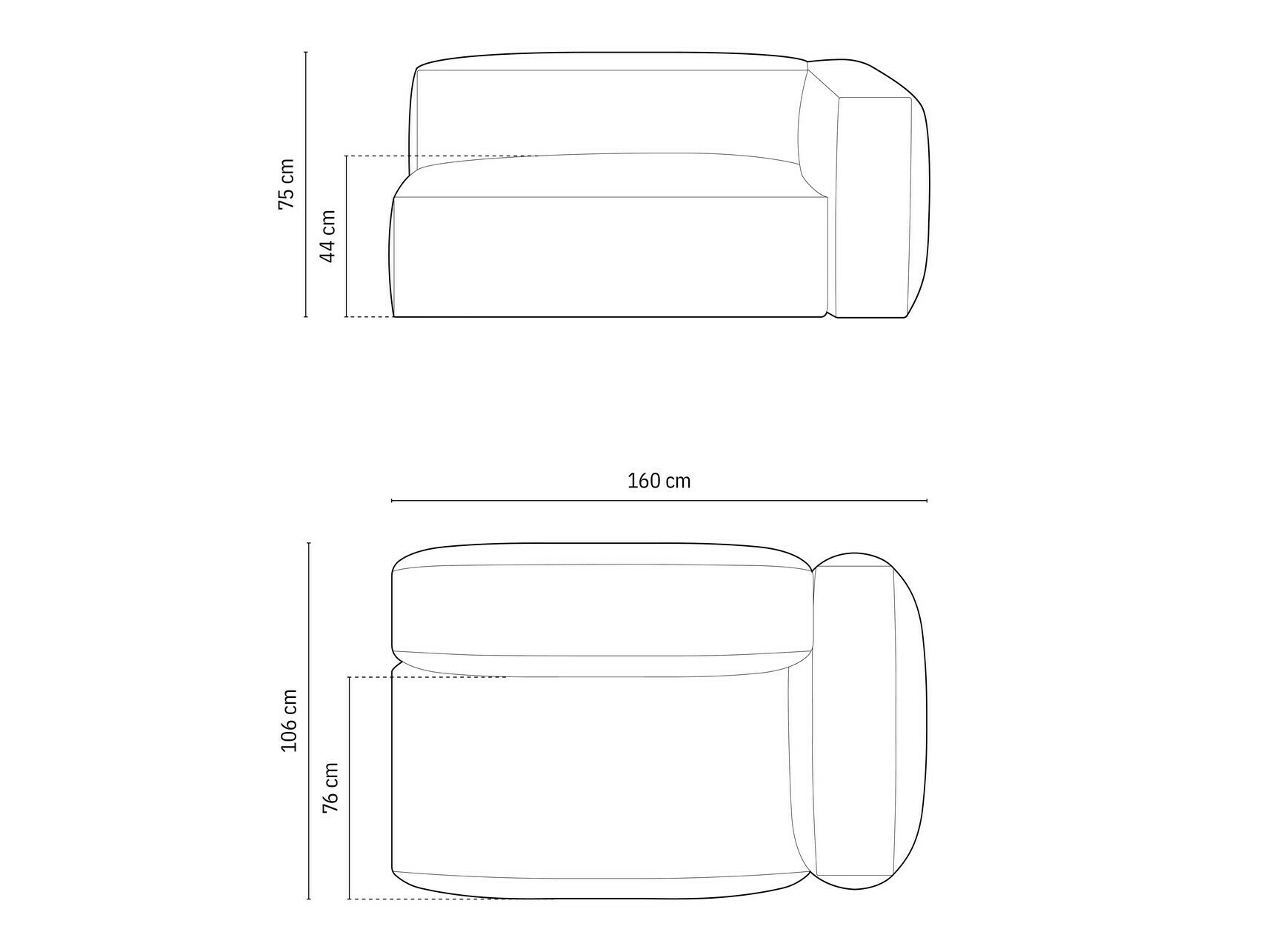 Moduļu krēsls Sorcoro 111 (Vogue 03)