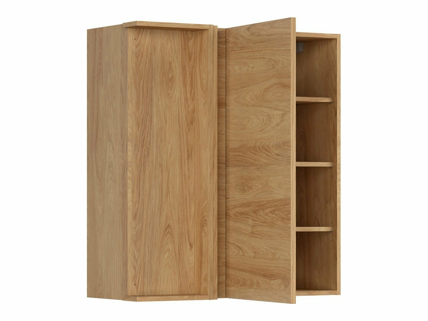 Moduļu piekarams stūra skapis Amper Oak 158