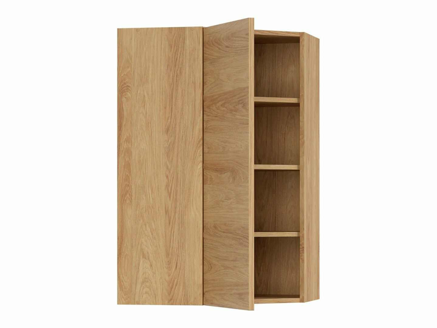 Модульный настенный угловой шкафчик Amper Oak 160