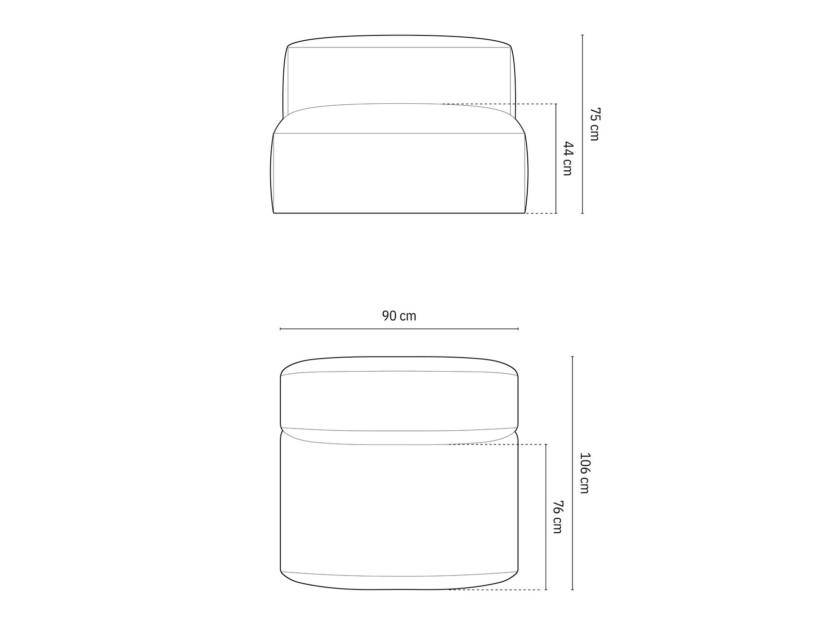 Moduļu krēsls Sorcoro 112 (Boston Forest)