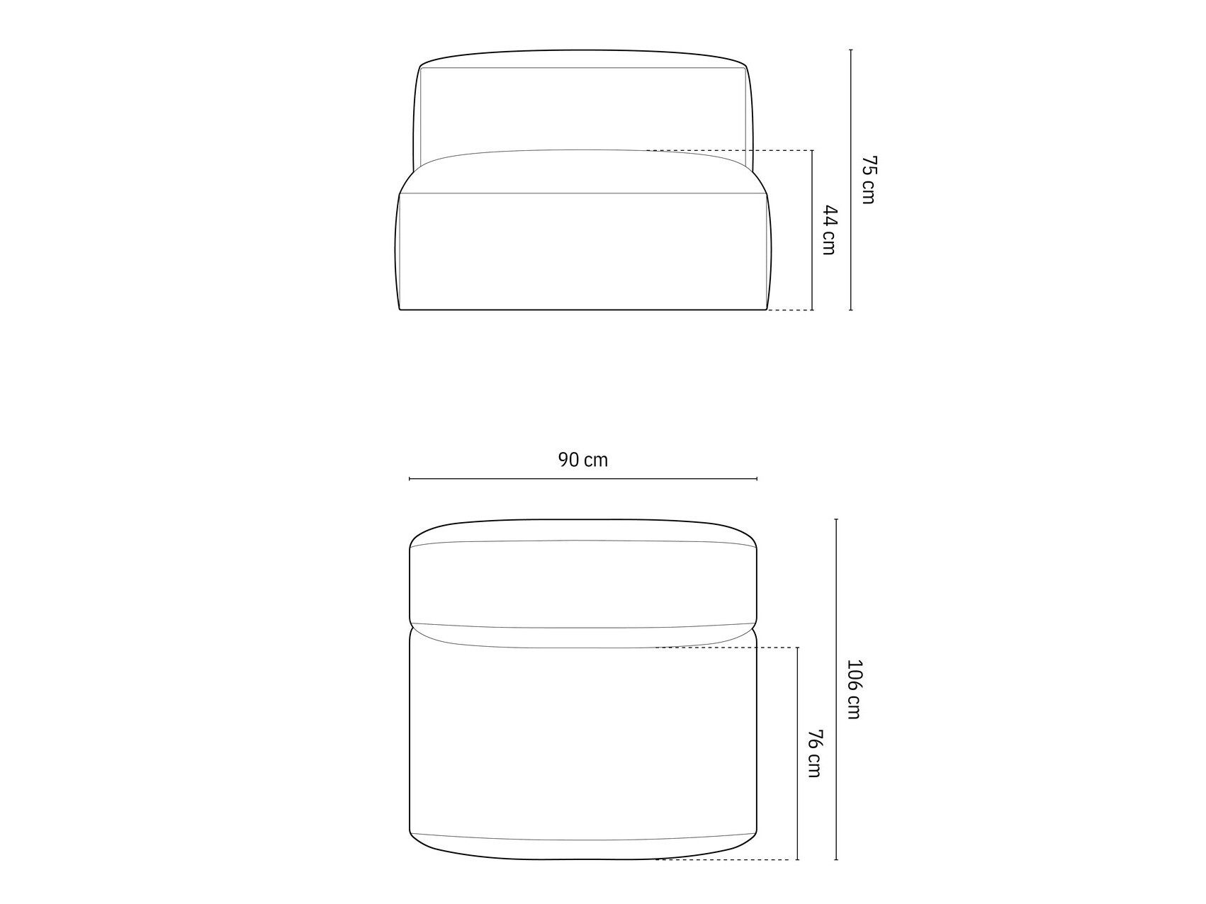 Moduļu krēsls Sorcoro 112 (Vogue 12)